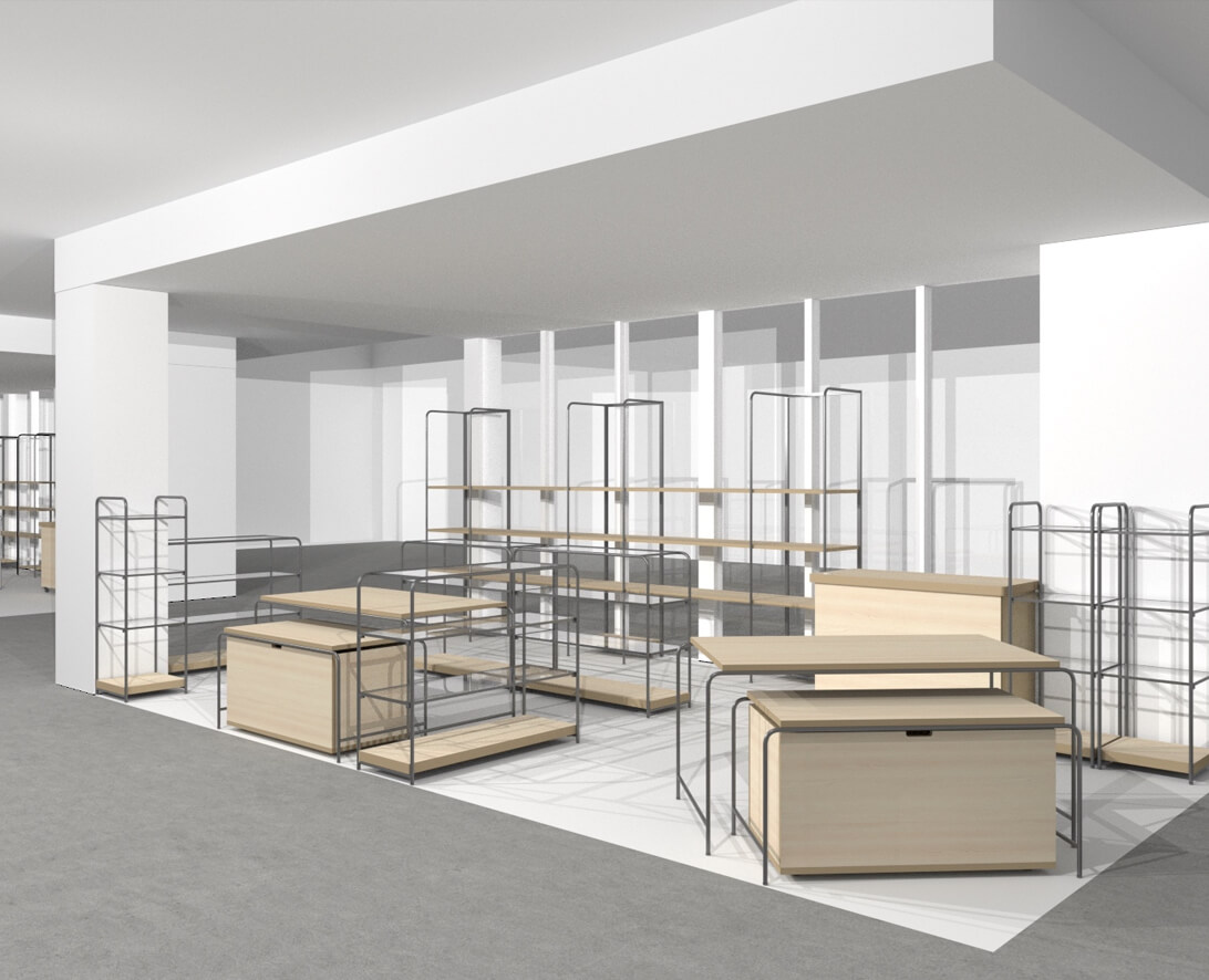 商業施設内POP-UPストアの画像