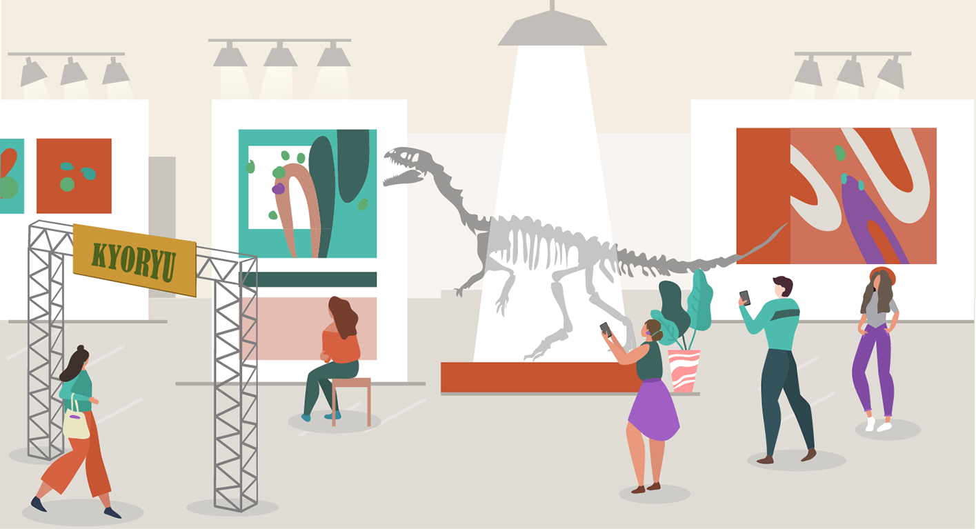 展示会　アイテム使用箇所イラスト