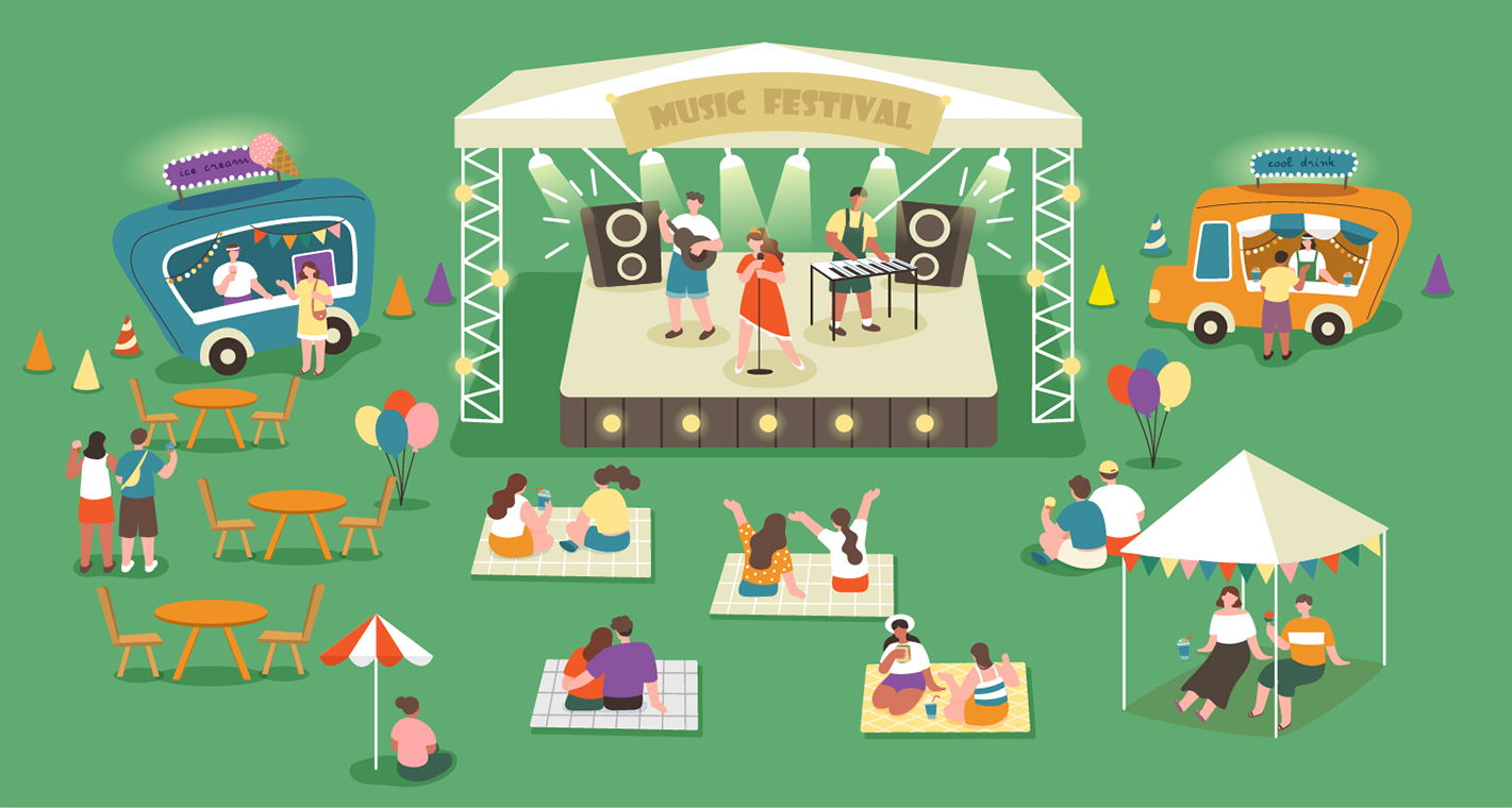 ステージイベント　アイテム使用箇所イラスト