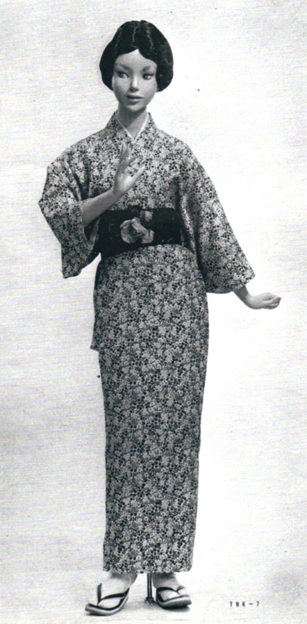 創業当時のマネキン TN-7(1962年)の画像