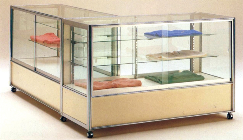 初の折りたたみ式 ショーケース  TS-651 コンパックケース (1982年)の画像