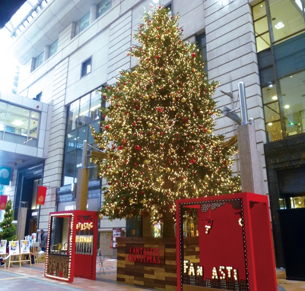 大丸福岡天神クリスマス装飾（2017年）の画像