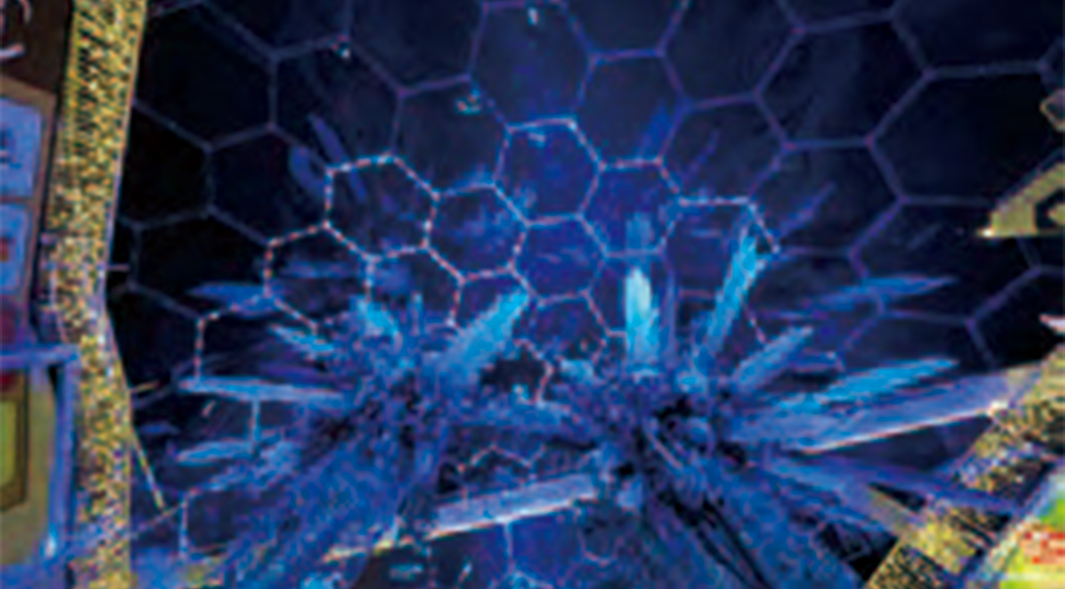 ドームの内側 プログラムで制御する照明システムの画像